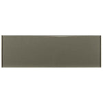 Metallic Gray Beveled  4x12 Glass Subway Wall Tile, SMOT-GL-T-MG412, 8mm, 15pcs, 23 lbs, 4.95sf, Retail: $37.99/box, FINAL PRICE: $1.99/sf, $9.85/bx + Tax