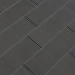 Metallic Gray Beveled  4x12 Glass Subway Wall Tile, SMOT-GL-T-MG412, 8mm, 15pcs, 23 lbs, 4.95sf, Retail: $37.99/box, FINAL PRICE: $1.99/sf, $9.85/bx + Tax