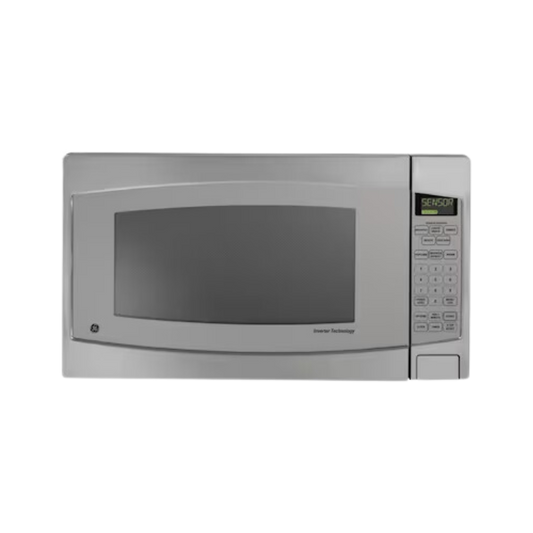 GE 2.2-cu ft 1200-Watt Sensor Cooking Controls Countertop Microwave (Stainless Steel) JES2251SJ