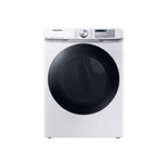 Samsung 7.5-cu ft Stackable Steam Cycle Vented Electric Dryer (White)