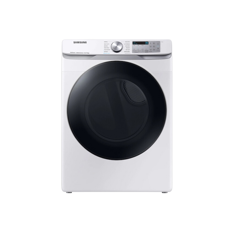 Samsung 7.5-cu ft Stackable Steam Cycle Vented Electric Dryer (White)