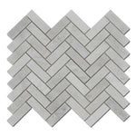 **PER PC** Iceberg Herringbone 12x12 Polished Marble Mosaic, 5sf, 5pcs, 27 lbs, FINAL PRICE: $5.99/pc, $29.95/bx + Tax