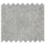 **PER PC** Iceberg Herringbone 12x12 Polished Marble Mosaic, 5sf, 5pcs, 27 lbs, FINAL PRICE: $5.99/pc, $29.95/bx + Tax