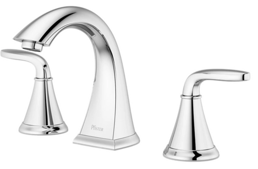 Pfister Winfield Widespread Faucet Polished Chrome, LG49-WF0C Retail:$165.00 Loc: B9 FINAL PRICE: $69.99 + TAX
