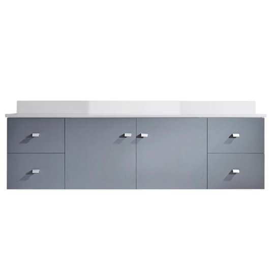 Virtu Vanity Vanity 60-Inch MS-409-CUSTOM-CG with Custom Countertop