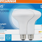 Sylvania Ultra LED Flood 6 Pack 65W/8W BR30 Soft White Dimmable 650 Lumens