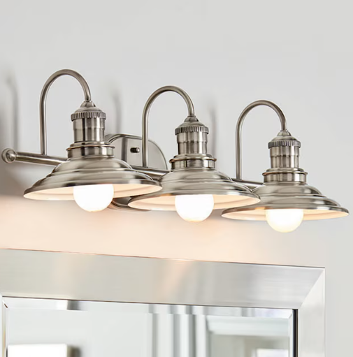 allen + roth Hainsbrook Antique Pewter 3-Light Chandelier, 0759439, CLEARNACE PRICE: $9.99 + TAX