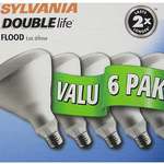 SYLVANIA BR40 Soft White Medium Base (E-26) Dimmable Light Bulb (6-Pack)