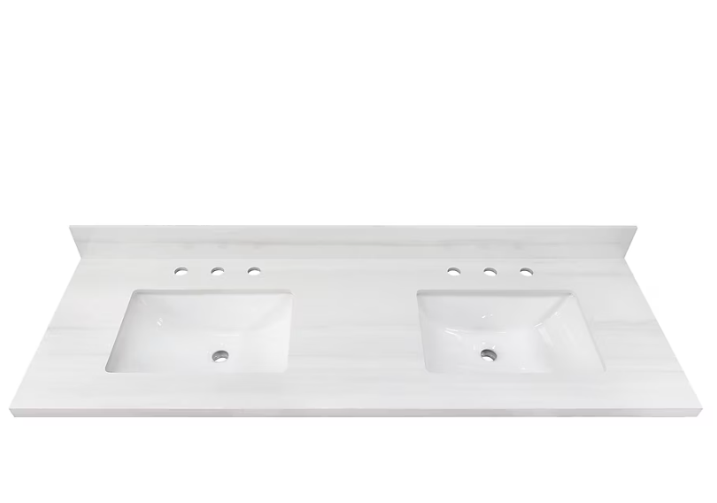 Allen Roth Sink 3-Hole Bathroom Vanity Top 261558 2694689 *CNI2411 Retail: $399.00 FINAL: $149.99