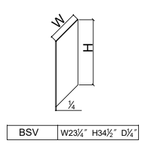 BSV Base Skin Panel 1/4 - WHITE SHAKER Solid Soft Close RTA Cabinet (Flat Pack)  FINAL PRICE CLEARANCE // NO RETURNS OR EXCHANGES