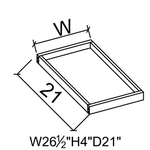 RT30 Rollout Tray - WHITE SHAKER Solid Soft Close RTA Cabinet (Flat Pack)  FINAL PRICE CLEARANCE // NO RETURNS OR EXCHANGES