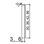 WF342 - WHITE SHAKER Solid Soft Close RTA Cabinet (Flat Pack)  FINAL PRICE CLEARANCE // NO RETURNS OR EXCHANGES