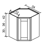 WDC2430 - WHITE SHAKER Solid Soft Close RTA Cabinet (Flat Pack) CLEARANCE PRICE: $75 + Tax (does not include Assembly) CLEARANCE // NO RETURNS OR EXCHANGES