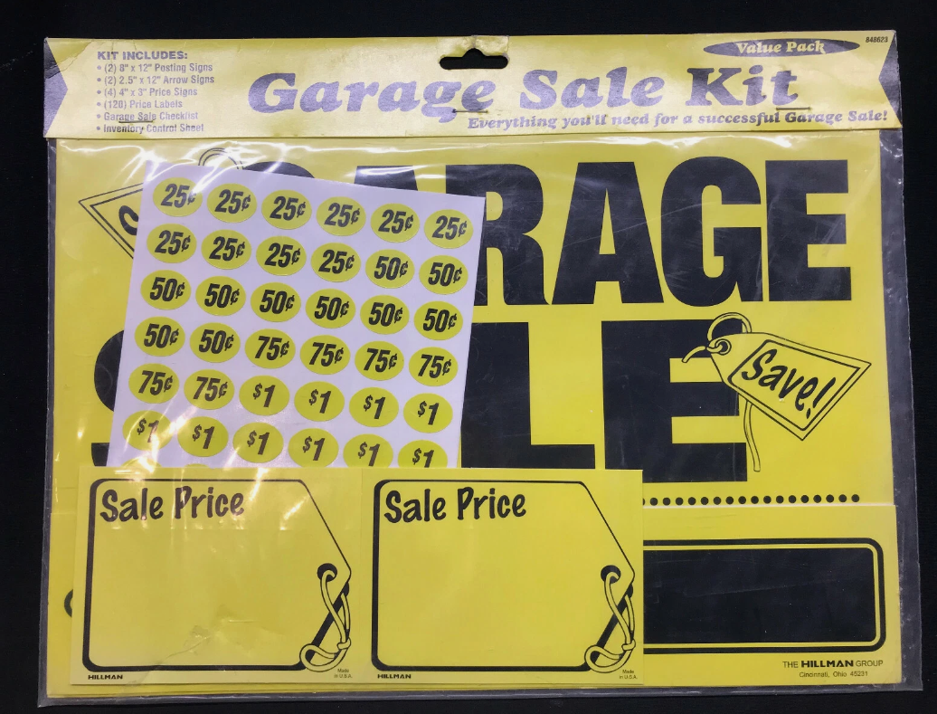 The Hillman Group Garage Sale Sign Kit