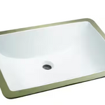 22 in. Undermount Rectangular Vitreous China Bathroom Sink in White, #14-027-W, FINAL PRICE: $44.99 + TAX