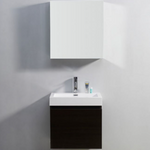 Zuri 24-in Floating Bathroom Vanity in Wenge Grey, JS-50324-WG, FINAL: $349.99, CLEARANCED: $199.99 + TAX
