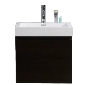 Zuri 24-in Floating Bathroom Vanity in Wenge Grey, JS-50324-WG, FINAL: $349.99, CLEARANCED: $199.99 + TAX