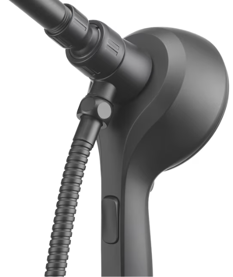 Alpine Reserve Galway 6 -Spray Brush Nickel 6-in Round Handheld Shower Head 1.8 GPM