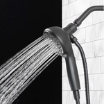 Alpine Reserve Galway 6 -Spray Brush Nickel 6-in Round Handheld Shower Head 1.8 GPM