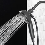 Alpine Reserve Galway 6 -Spray Brush Nickel 6-in Round Handheld Shower Head 1.8 GPM