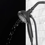 Alpine Reserve Galway 6 -Spray Brush Nickel 6-in Round Handheld Shower Head 1.8 GPM