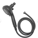 Alpine Reserve Galway 6 -Spray Brush Nickel 6-in Round Handheld Shower Head 1.8 GPM