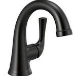 Delta Kayra Single Handle Bathroom Faucet in Matte Black, 533LF-BLMPU, MRSP: $342.75, FINAL PRICE: $99.99 + TAX