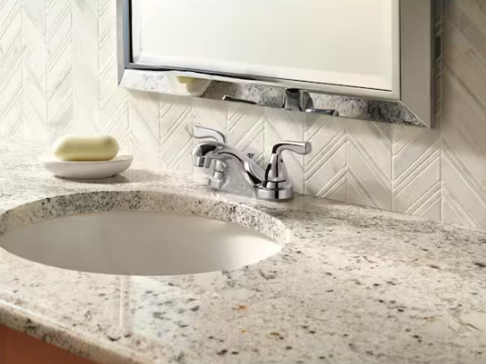 Delta Centerset Bathroom Faucet in Chrome, B2511LF-PPU-ECO2, MRSP: $120.5, FINAL PRICE: $ + TAX