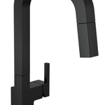 Delta Junction Single-Handle Pull-Down Kitchen Faucet in Matte Black, 19825LF-BL, MRSP: $642, FINAL PRICE: $119.99 + TAX