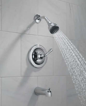 Delta Single Handle Tub and Shower in Chrome, B114920, MRSP: $153.6, FINAL PRICE: $39.99 + TAX