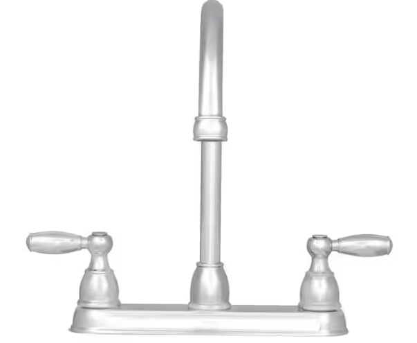 Delta Foundations Two Handle Kitchen Faucet in Chrome, 21987LF, MRSP: $133.45, FINAL PRICE: $39.99 + TAX