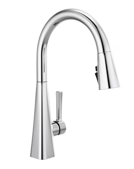 Delta Lenta Single-Handle Pull-Down Kitchen Faucet in Chrome, 19802Z-DST, MRSP: $399, FINAL PRICE: $99.99 + TAX