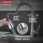 Delta Lenta Single-Handle Pull-Down Kitchen Faucet in Chrome, 19802Z-DST, MRSP: $399, FINAL PRICE: $99.99 + TAX