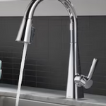 Delta Lenta Single-Handle Pull-Down Kitchen Faucet in Chrome, 19802Z-DST, MRSP: $399, FINAL PRICE: $99.99 + TAX
