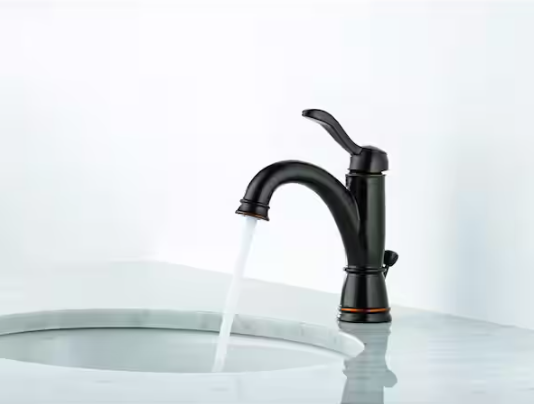 Delta Porter Single Handle Bathroom Faucet in Oil Rubbed Bronze, 15984LF-OB-ECO, MRSP: $246.9, FINAL PRICE: $49.99 + TAX