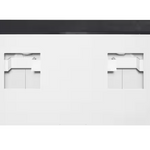 Jackson 61-in Vanity in White with Grey Quartz Vanity Top, CLEARANCE PRICE: $799.99
