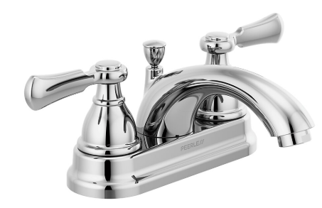 Peerless Elmhurst Two-Handle Centerset Bath Faucet in Chrome, P2465LF, MSRP: $157.36, FINAL PRICE: $39.99 + TAX