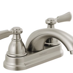 Peerless Elmhurst Two-Handle Centerset Bath Faucet in Brushed Nickel, P2465LF-BN, MSRP: $100.03, FINAL PRICE: $39.99 + TAX