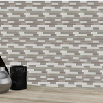 **PER PC** Artistry Champagne 12x13 Linear Mosaic, SF170152, 9.4sf, 10pcs, 36 lbs, FINAL PRICE: $3.99/pc, $39.90/bx + Tax