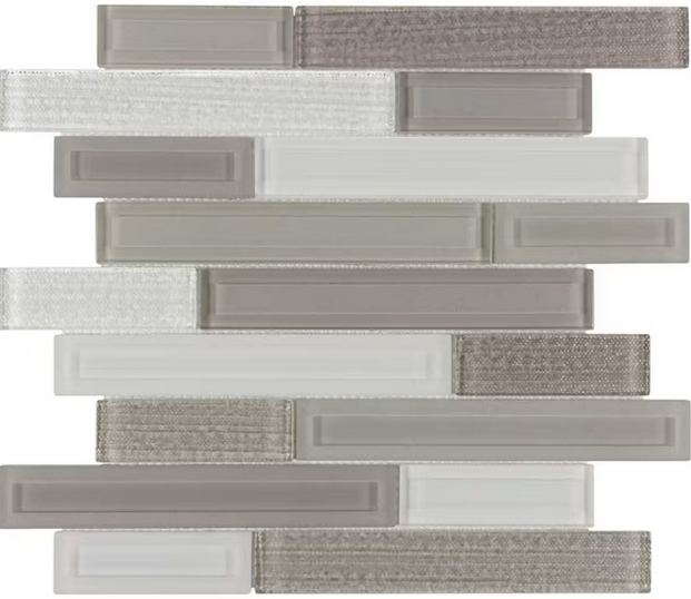 **PER PC** Artistry Champagne 12x13 Linear Mosaic, SF170152, 9.4sf, 10pcs, 36 lbs, FINAL PRICE: $3.99/pc, $39.90/bx + Tax