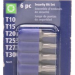 KOBALT 6-PIECE SEC TORX BIT SE, 0459039, #1873426