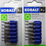 Kobalt 6-Piece Shank Screwdriver Bit Set, 0459010, #1873543