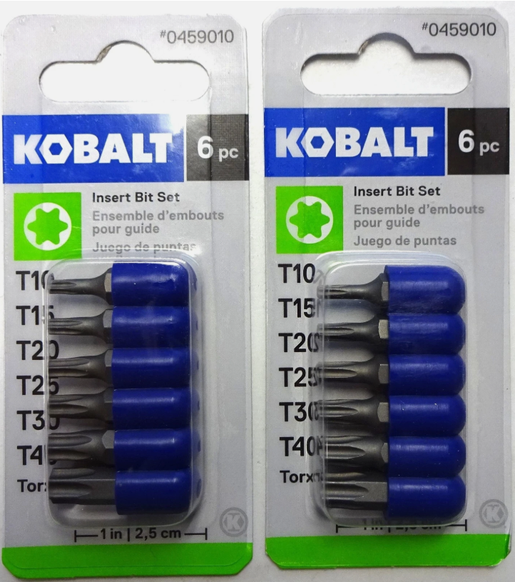 Kobalt 6-Piece Shank Screwdriver Bit Set, 0459010, #1873543