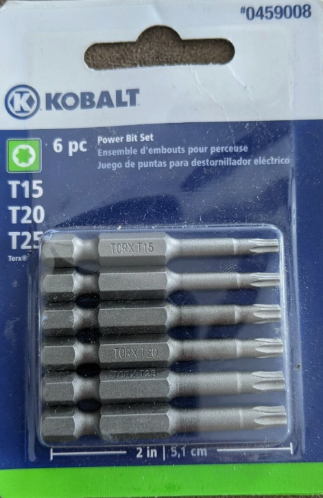 Kobalt Screwdriver Bit Set (6-Piece), 459008, #1873542