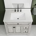 22 in. Undermount Rectangular Vitreous China Bathroom Sink in White, #14-027-W, FINAL PRICE: $44.99 + TAX