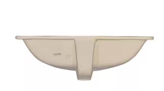 22 in. Undermount Rectangular Vitreous China Bathroom Sink in White, #14-027-W, FINAL PRICE: $44.99 + TAX