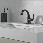 Delta Kayra Single Handle Bathroom Faucet in Matte Black, 533LF-BLMPU, MRSP: $342.75, FINAL PRICE: $99.99 + TAX