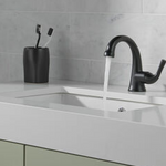 Delta Kayra Single Handle Bathroom Faucet in Matte Black, 533LF-BLMPU, MRSP: $342.75, FINAL PRICE: $99.99 + TAX