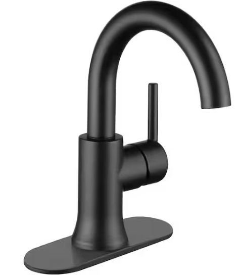 Delta Trinsic Single Handle Bathroom Faucet in Matte Black, 559HA-BL-DST, MRSP: $585, FINAL PRICE: $159.99 + TAX