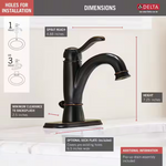 Delta Porter Single Handle Bathroom Faucet in Oil Rubbed Bronze, 15984LF-OB-ECO, MRSP: $246.9, FINAL PRICE: $49.99 + TAX